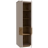 Hom`in VITRINA, barve hrasta, peščene barve | Shoptok.si
