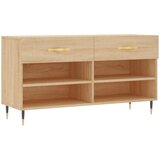 Maison Chic Klop za čevlje - Sedež za čevlje sonoma hrast 102x35x55 cm inženirski les, (21776483) Cene