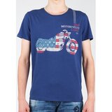 Wrangler Majice & Polo majice S/S Biker Flag Tee W7A53FK 1F Modra Cene