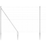 vidaXL Field Fence 1.6x50 m Pocinčani čelik | shoptok.hr