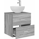  Umivaonik s policom Siva Sonoma 49,5 x 41 x 64,5 cm | shoptok.hr