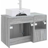  Set namještaja za kupaonicu 2 kom. Siva Sonoma 49,5 x 41 x 79,5 cm | Shoptok.si