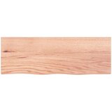  Zidna polica svjetlosmeđa 80 x 30 x 2 cm od obrađene hrastovine | shoptok.hr