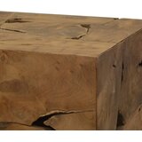  Stolić za kavu od prave tikovine 50 x 50 x 35 cm smeđi | Eponuda.ba
