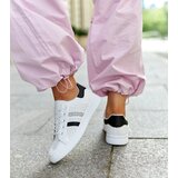 Gemre White-black eco leather sneakers Berdine | shoptok.hr