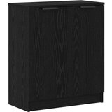 vidaXL Strani šal 3 pcs Črni hrast 121 x 30 x 70 cm Konstruiran les | Shoptok.si