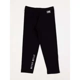 Pajkice Girl Leggings B W Črna