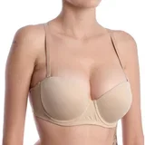 Oblazinjeni PURA-BANDEAU-NUDO Bež