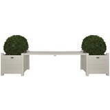 Furnova Esschert Design Koriti za Rastline s Klopjo Bele Barve CF33W, (21920554) | Shoptok.si