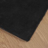  Faux Rabbit Fur Rug Olite Crna 160 x 230 cm Poliester | shoptok.hr