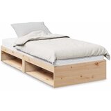 vidaXL Dnevna postelja z ležiščem 100x200 cm masivni les bor Cene
