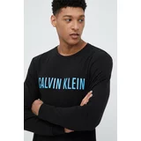 Calvin Klein Underwear Homewear dukserica boja: crna, s uzorkom