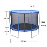 Trambolina 16ft 485x275cm OUT0004