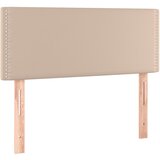 Maison Chic posteljno vzglavje - vzglavna omarica - nočna omarica kapučino 80x5x78/88 cm umetno usnje, (21707065) Cene