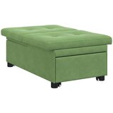  Krevet na razvlačenje Svijetlo zelena 194 x 67 x 82 cm Baršun | shoptok.hr
