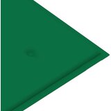  Zložljiva vrtna klop z blazino 118 cm bambus, (20804004) | Shoptok.si