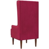 Stolica s visokim naslonom prošivena gumbima Vinska crvena | shoptok.hr