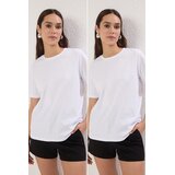 TRENDYOLMILLA muška majica TWOSS20TS0141, bela-bela | Eponuda.com