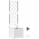  Vrtna saksija Bijeli 40 x 40 x 142 cm Plastika | shoptok.hr