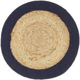  Podmetači 4 kom prirodna i modra boja 38 cm od jute i pamuka | shoptok.hr