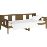  Dnevni ležaj od masivne borovine smeđa boja meda 90 x 200 cm | shoptok.hr
