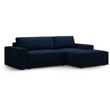 Micadoni Tamno plava sklopiva kutna garnitura od bouclé tkanine (s desnim kutom) Jodie – Home | shoptok.hr