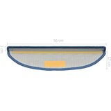  Otirači za stepenice 15 kom plavi 56 x 17 x 3 cm | shoptok.hr
