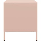 vidaXL Nočna omarica 2 kosa roza 35x39x43,5 cm jeklo | Shoptok.si