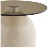 House Nordic Okrogla stranska mizica s stekleno mizno ploščo ø 40 cm Ravello – | Shoptok.si