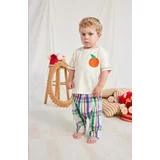 Bobo Choses Otroška bombažna majica bež barva