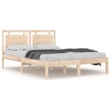 vidaXL Posteljni okvir iz trdnega lesa 140x190 cm, (20902534) Cene