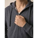 Sinsay Majica s kapuljačom na patentni zatvarač | shoptok.hr
