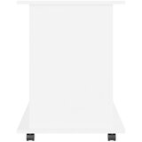 Ormarić s kotačima bijeli 60 x 45 x 60 cm konstruirano drvo | Eponuda.com