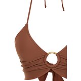 Trendyol Brown Bralette Accessory Bikini Top | Eponuda.ba