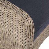  3-dijelni bistro set od poliratana s jastucima smeđi | shoptok.hr
