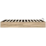  Otomanski krevet s pohranom Sonoma hrast 203 x 150 x 25 cm | shoptok.hr