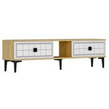 Hanah home tv polica yuka 150 sapphire oak white | ePonuda.com