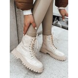 DStreet Women's ankle boots TENTIS beige | ePonuda.com