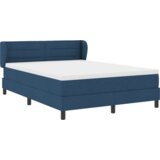 Box Spring Krevet s Madracem Plava 160x200 cm Tkanina | shoptok.hr