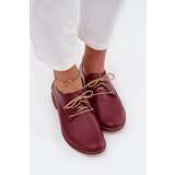 Zazoo Women's Leather Elegant Lace-up Shoes 4238 Bordeaux | Shoptok.si