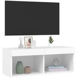 TV ormarić s LED svjetlima bijeli 80x30x30 cm | Eponuda.com