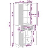  Set ormara 2 kom. Konstruirano drvo | shoptok.hr