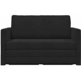 Krevet na razvlačenje Crna 124 x 71 x 78 cm Baršun | Eponuda.com