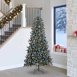  Umjetno božićno drvce Zelena 240 cm PVC, Plastika i Čelik | shoptok.hr