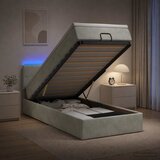  od pjene s madracem i LED-om Svjetlosiva 100 x 200 cm | shoptok.hr