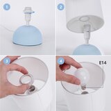 Aigostar Stona lampa 1xE14/40W/230V plava/bela | Eponuda.com