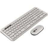 bežični kombo ( miš + tastatura ) KB254GCM svetlo siva
