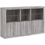 Komoda s LED svjetlima boja sivog hrasta 162x37x100 cm | shoptok.hr