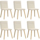  Jedilni stoli 6 kosov platno, (21822250) | Shoptok.si