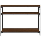  Konzolni stol boja smeđeg hrasta 100x29x75 cm konstruirano drvo | Eponuda.ba